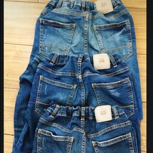 3 Zara jeans EUC